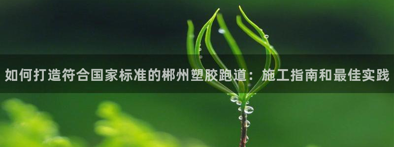 红足一1世666814足球：如何打造符合国家标准的郴州塑胶跑道：施工指南和最佳实践