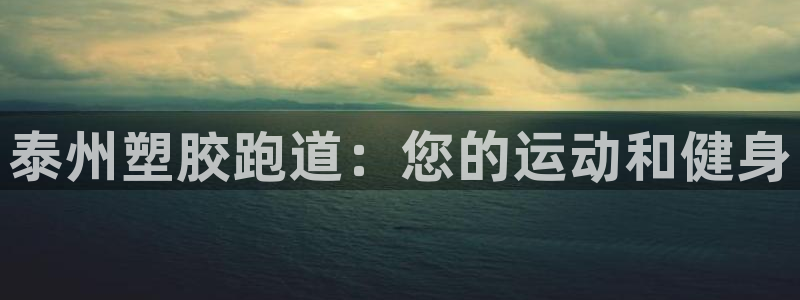 百度红足一1世：泰州塑胶跑道：您的运动和健身