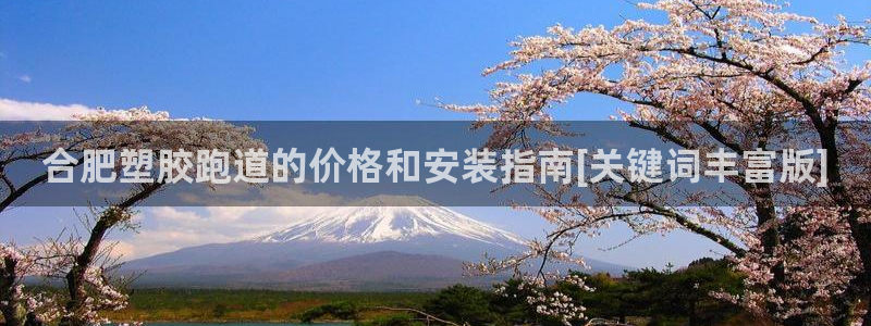 红足一一世足球网开奖记录：合肥塑胶跑道的价格和安装指南[关键词丰富版]