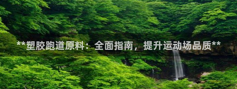 红足一1世手机版新皇冠：**塑胶跑道原料：全面指南，提升运动场品质**