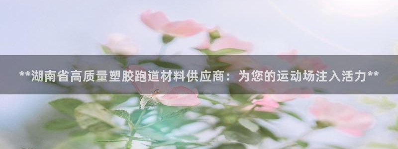 红足1世官网：**湖南省高质量塑胶跑道材料供应商：为您的运动场注入活力**