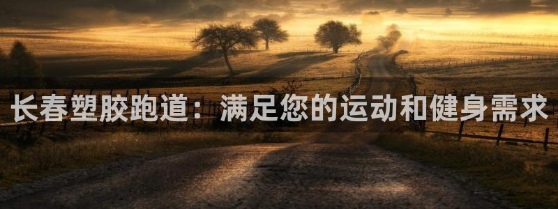 红足一1世66814新宝：长春塑胶跑道：满足您的运动和健身需求