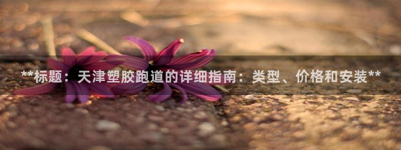 红足一1世：**标题：天津塑胶跑道的详细指南：类型、价格和安装**