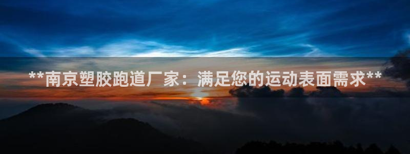红足1世1站：**南京塑胶跑道厂家：满足您的运动表面需求**