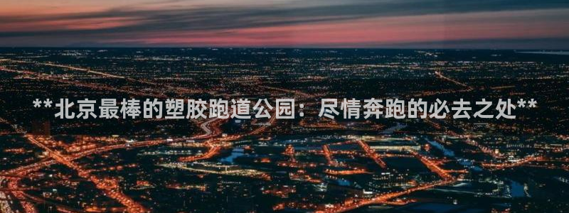 百度红足一1是为什么：**北京最棒的塑胶跑道公园：尽情奔跑的必去之处**