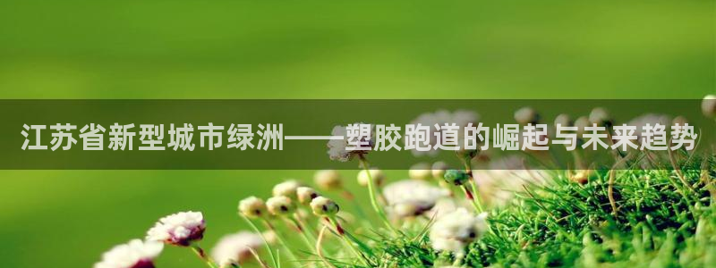 红足一一世:江苏省新型城市绿洲——塑胶跑道的崛起与未来趋势